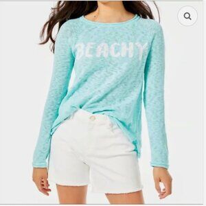 Lilly Pulitzer Jennica‎ High Rise Shorts White Denim Cutoff Vacation Coastal